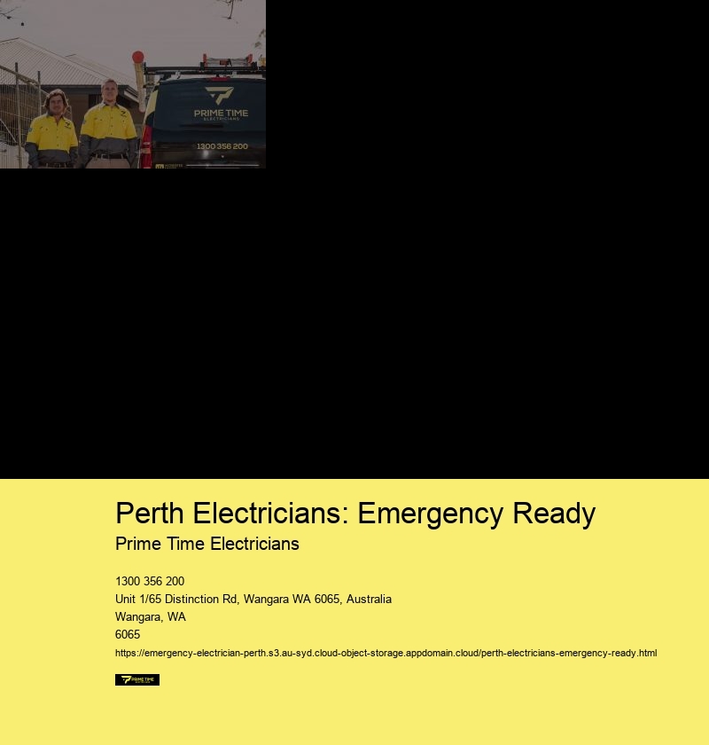 Perth Electricians: Emergency Ready