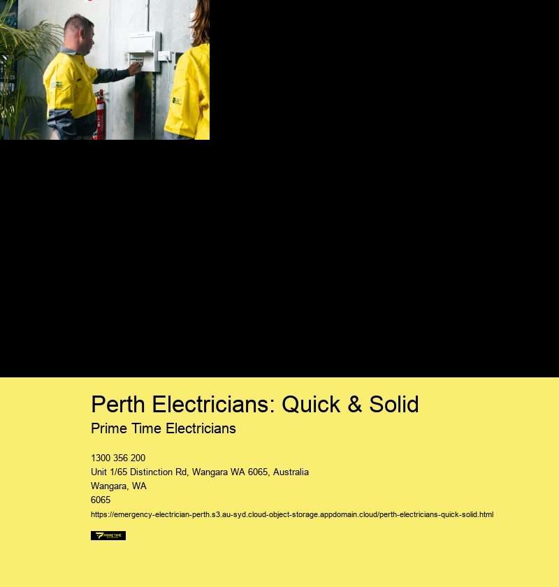 Perth's Emergency Electrician: Ready Anytime