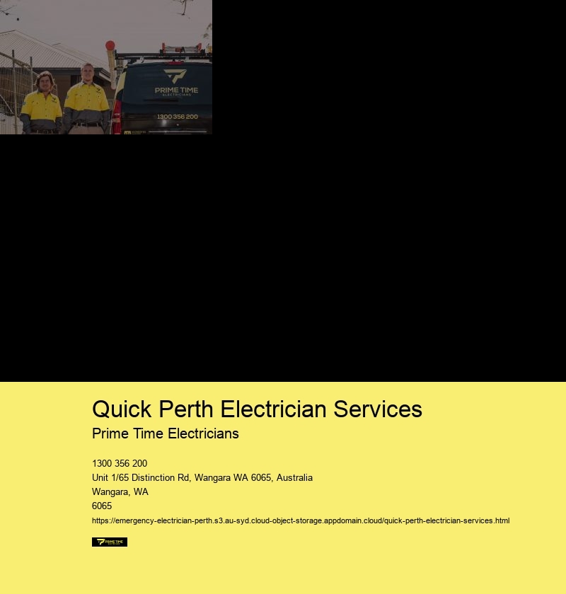 Perth's Immediate Electrician Response Team